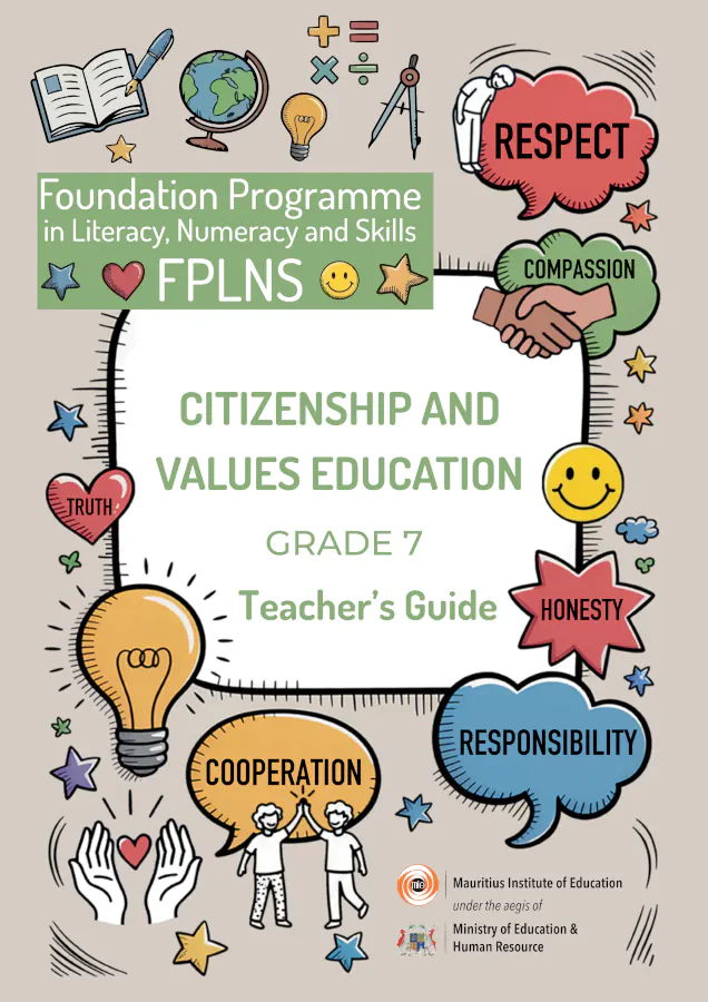 Citizenship and Values Education Grade 7 Teacher's Guide Cover