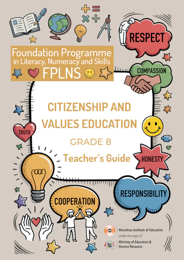 Citizenship and Values Education Grade 8 Teacher's Guide Cover